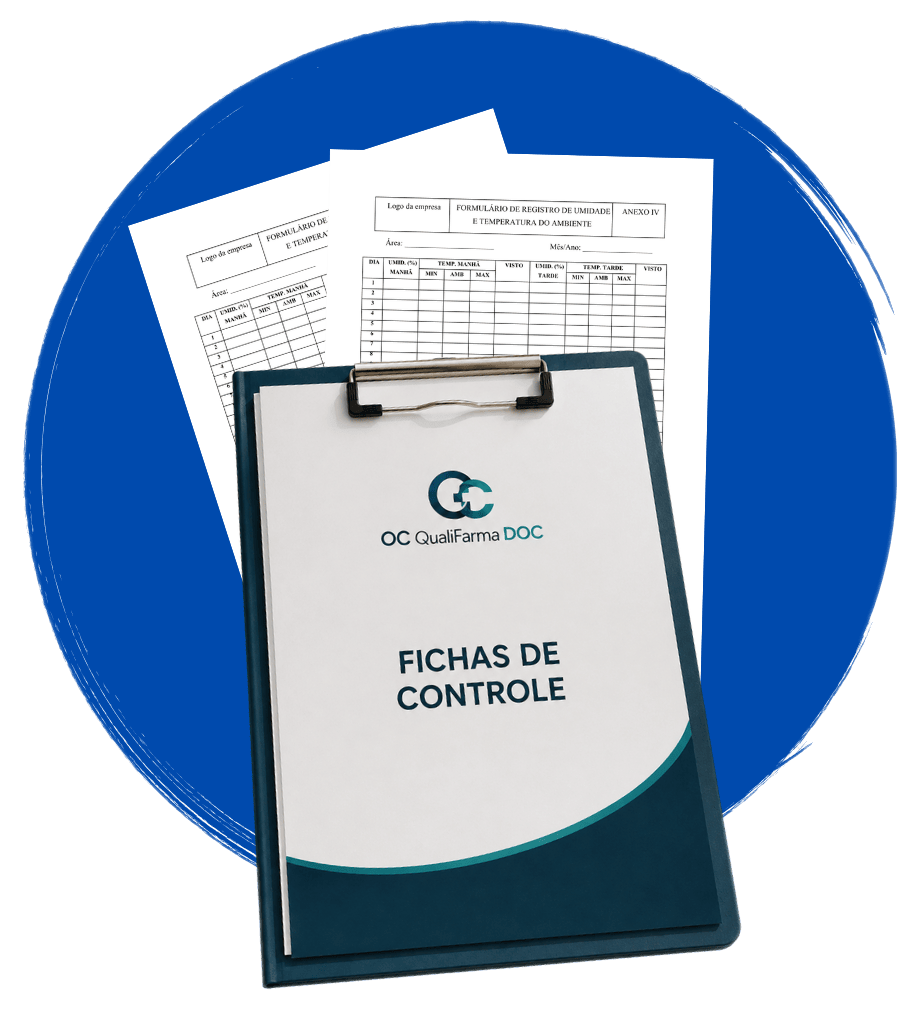 Mockup de formulários, fichas e planilhas de controle
